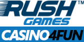 Free Slots, Blackjack & Live Dealer Games @ Casino4Fun by Rush Games | RushGames.com mobile logo
